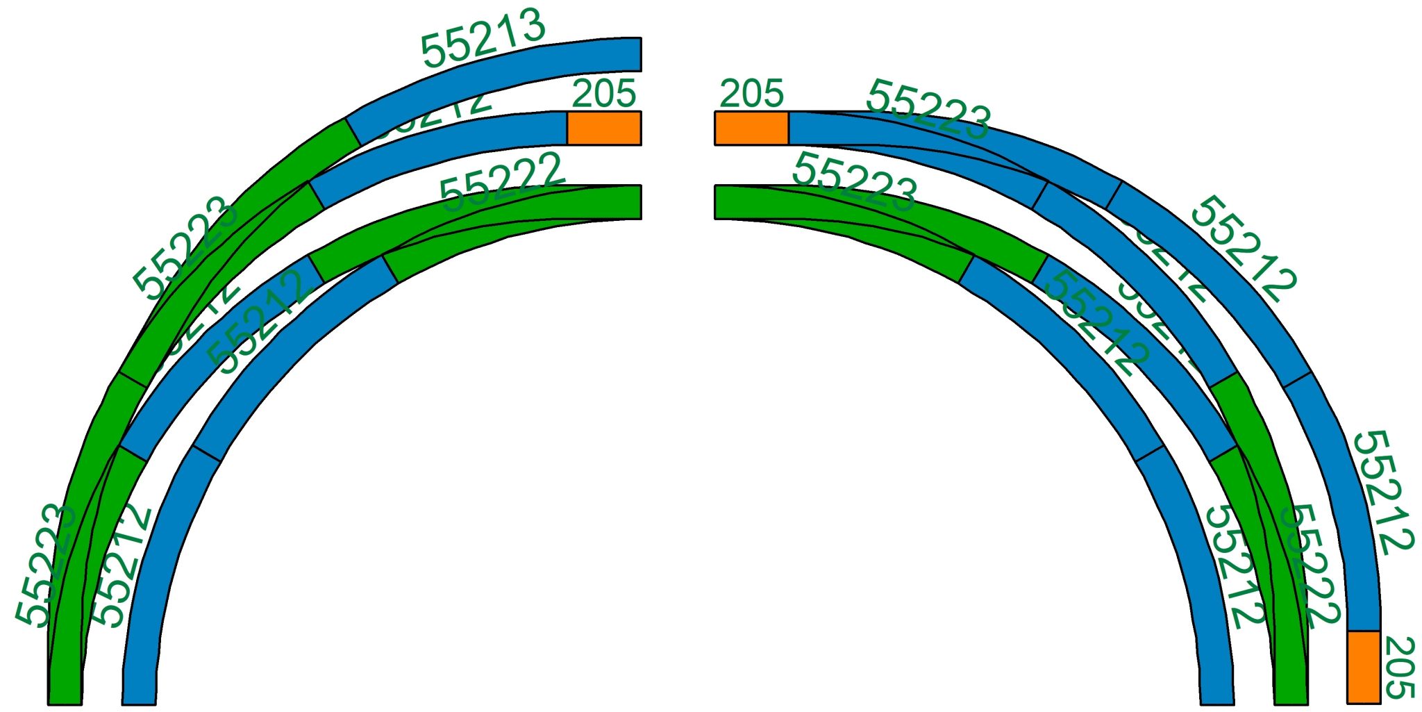 Piko A-Gleis Gleisplan Beispiele – Gleispläne 24/7